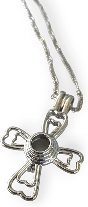 Pearl Wish Kit with Pendant Necklace – Cross Design