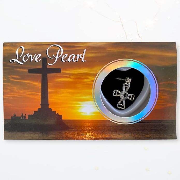 Pearl Wish Kit with Pendant Necklace – Cross Design