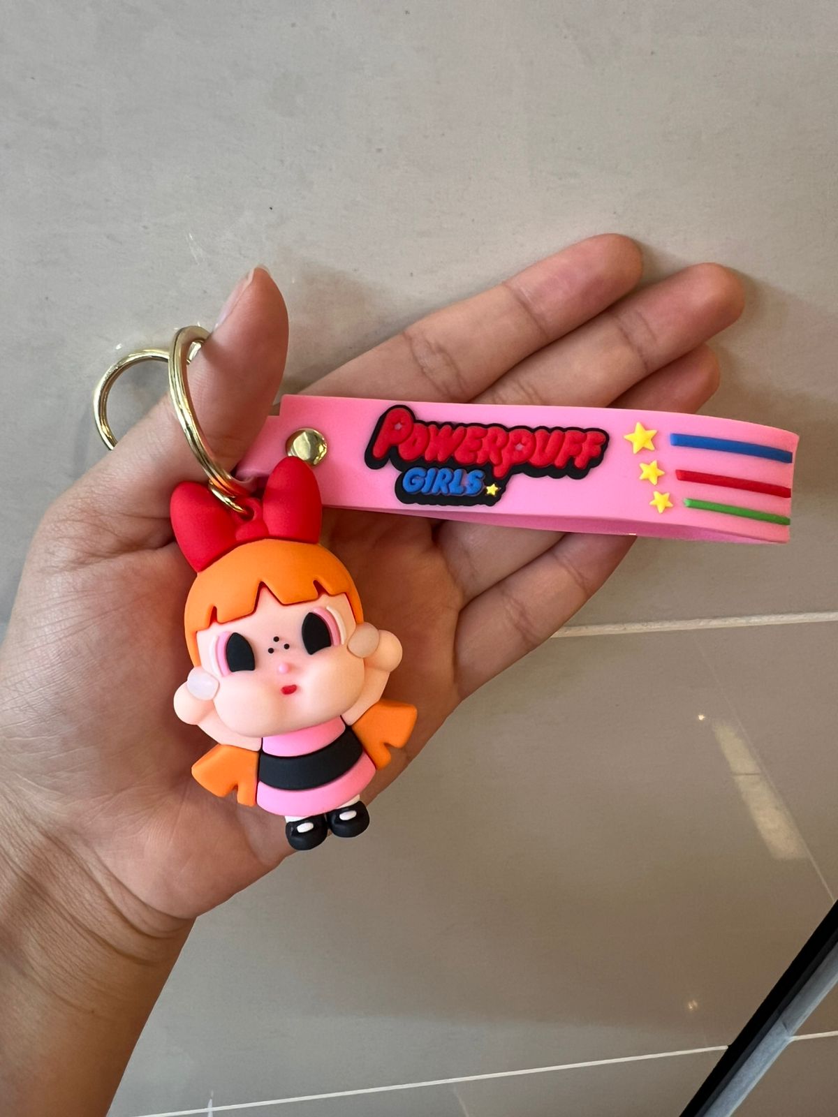 Crybaby Aesthetic Powerpuff Girls Keychain – Bubbles, Blossom, Buttercup