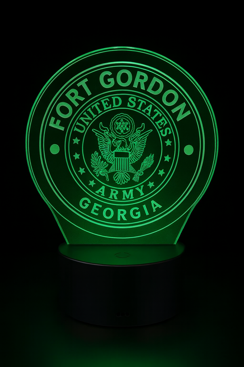 Fort Gordon U.S. Army 3D Acrylic Lamp.