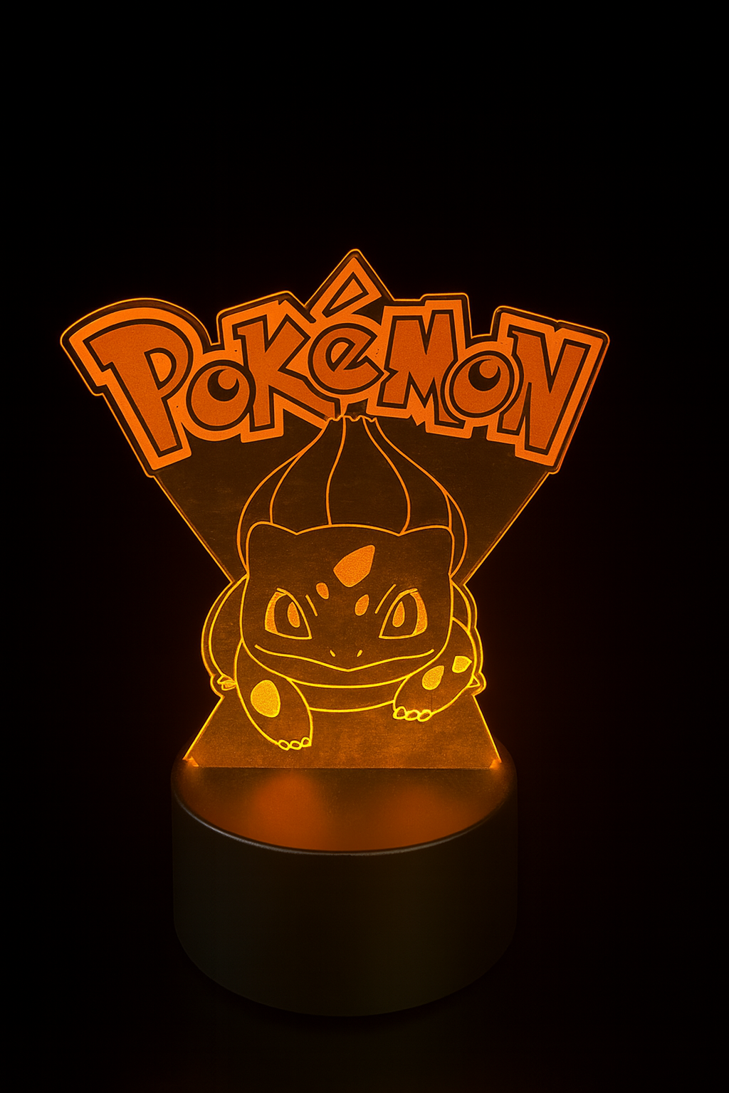 Pokémon Bulbasaur 3D acrylic glow lamp