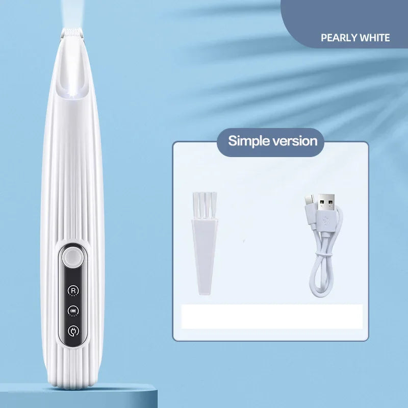 Dog Paw Trimmer with LED Light – Quiet, Waterproof & Cordless Pet Grooming Tool