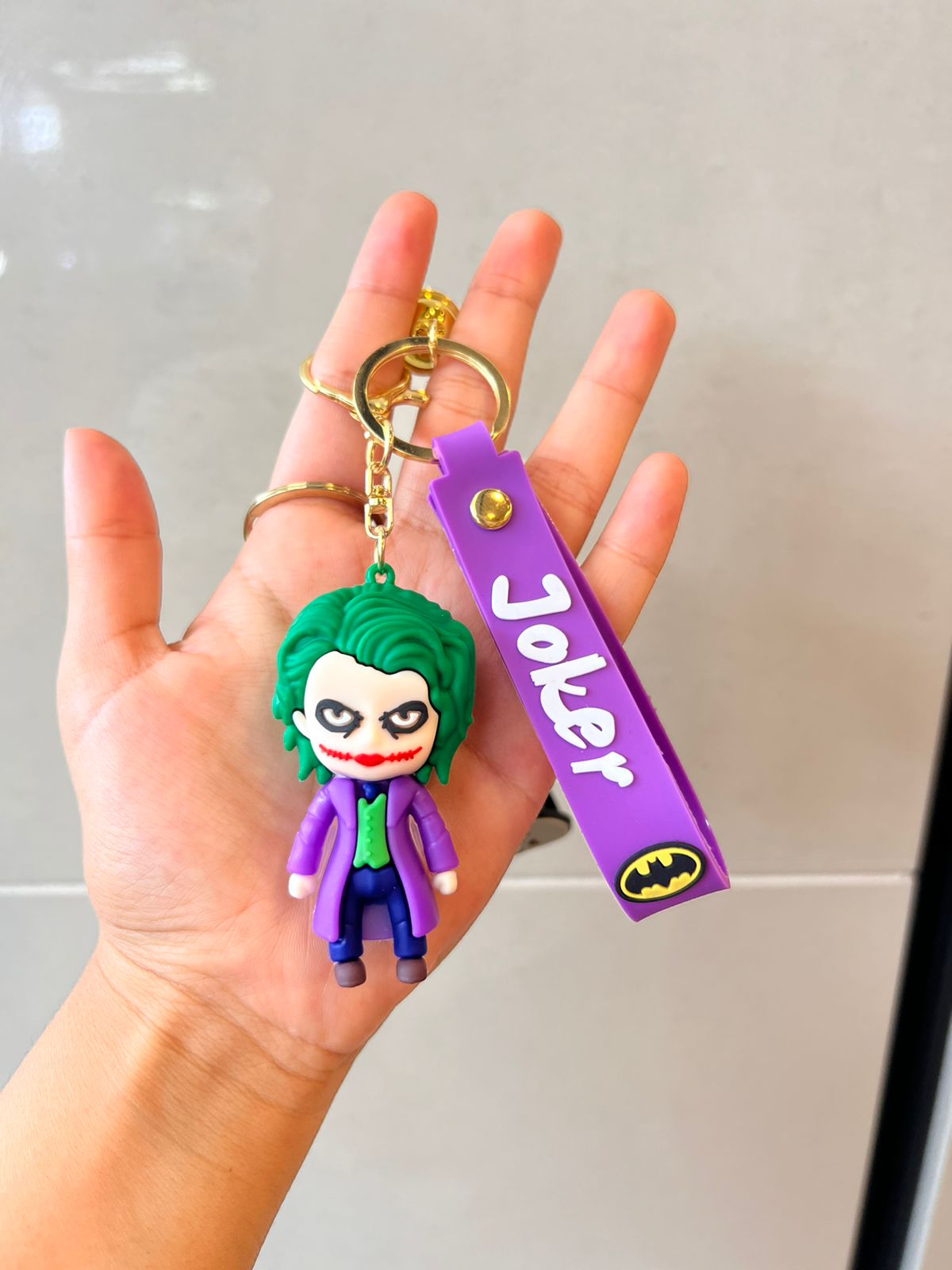 Batman, Joker & Harley Quinn PVC Keychains – DC Comics Villain & Hero Collectibles