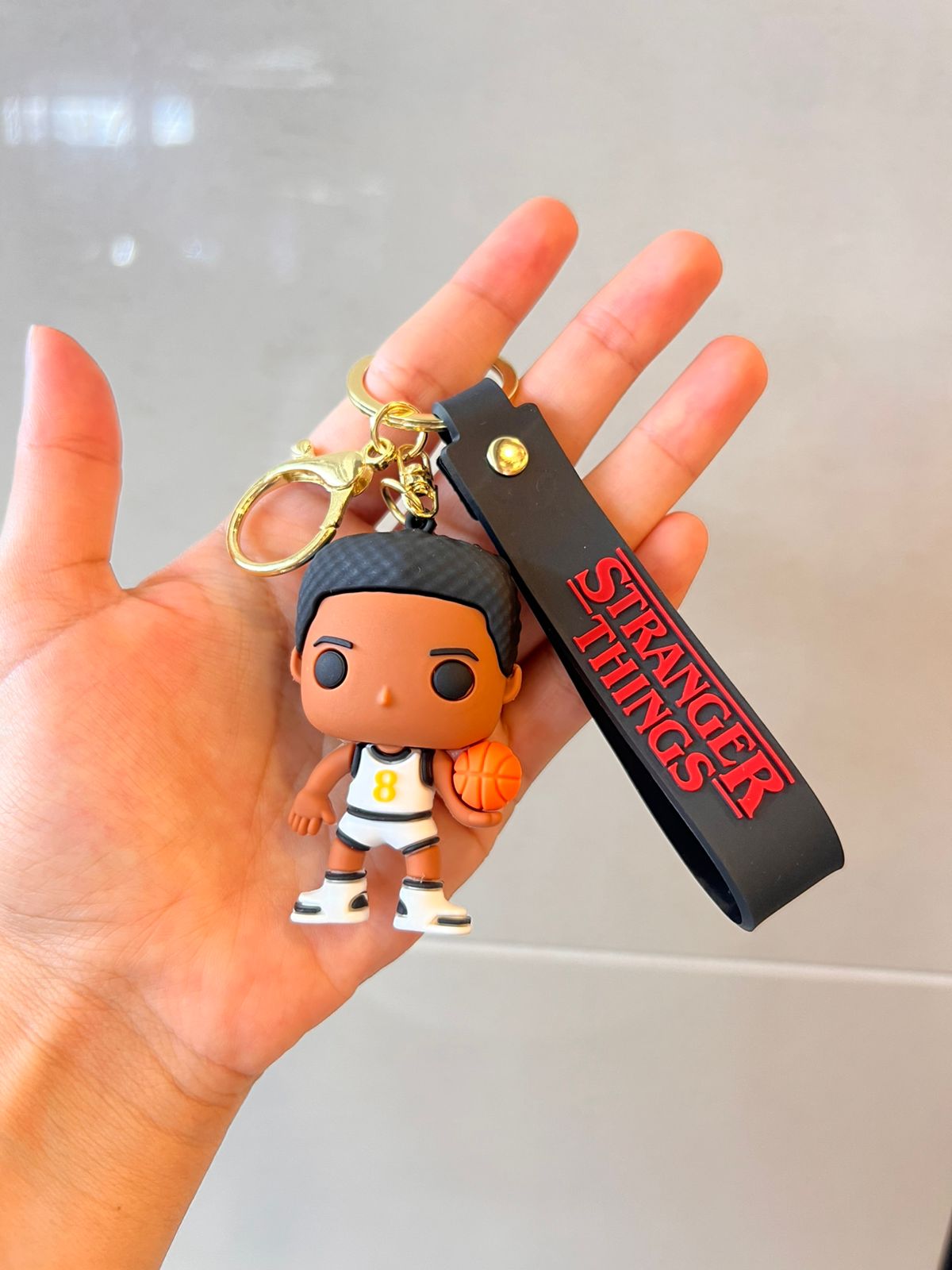 Stranger Things PVC Keychain – Eleven, Demogorgon, & More | Retro Horror Fan Gift
