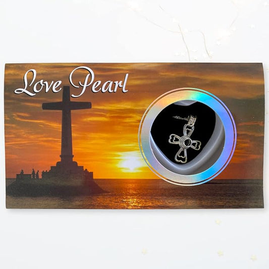 Pearl Wish Kit with Pendant Necklace – Cross Design