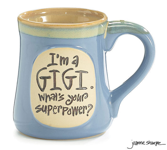 I'M A GIGI SUPERPOWER CERAMIC MUG
