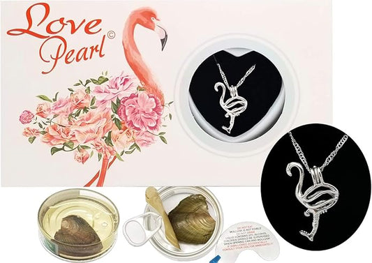 Flamingo Pearl Necklace Gift Kit – A Hidden Surprise Inside Every Oyster