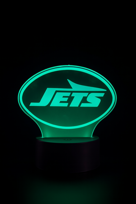 New York Jets 3D Glow Lamp