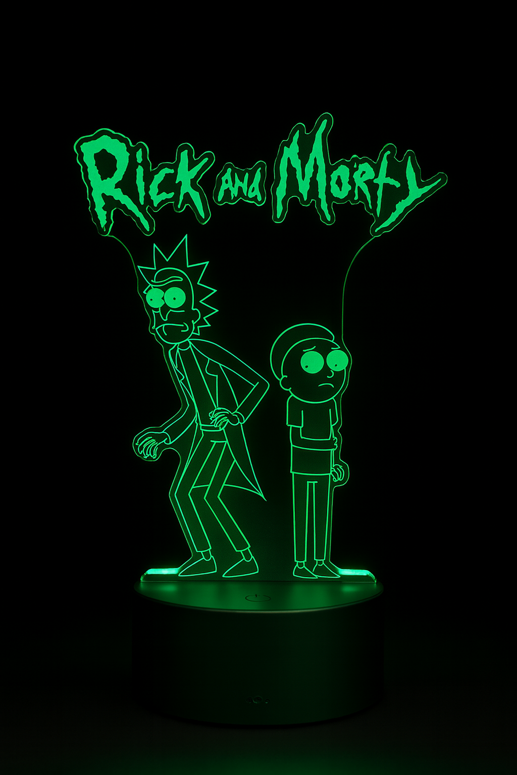 Ricj and Morty 3D Lamp