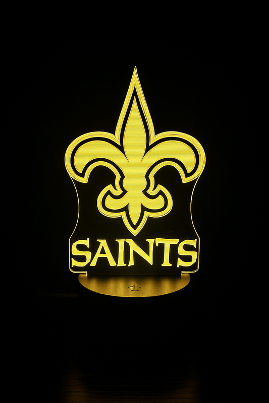 Color changing Saints room décor lamp