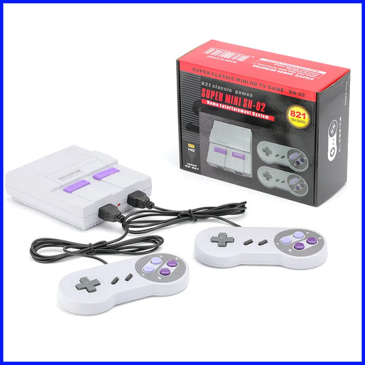 Retro Game Console – 821 Classic Games Built-In (HDMI)