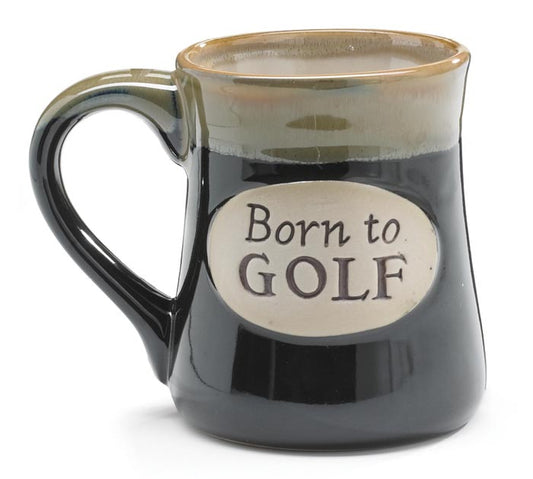 Born to Golf Prayer Porcelain Mug – Inspirational Golf Coffee Mug