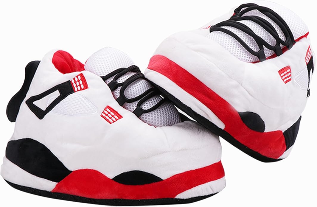 Sneaker Slippers Non Slip Sole Indoor House Plush Slippers Unisex Indoor Floor Cotton Shoes