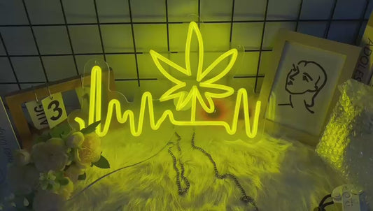 Green Pulse LED Wall Light – Aesthetic Green Glow Room Decor Lamp